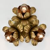 Plafonnier italien en tôle peinte, milieu du XXe siècle, années 1960