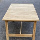 Renovated Scandinavian dining table in oak 145-200cm
