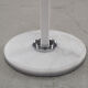Mid-Century Modern Vintage White Floor Coat Rack, 1990s