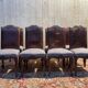 Set of 8 Louis XV style walnut chairs