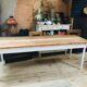 Large white fir country table 1930s