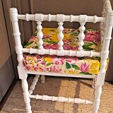 Fabric and wood corner armchair, comfort, relax, 1920s