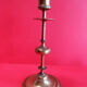 Paire de bougeoirs bronze