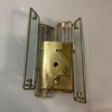 Italian brass glass sconces, 1970