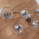 Lustre en laiton doré années 50'S