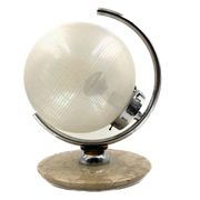 Murano glass spherical table lamp, Mazzega Italy 1970s