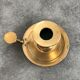 Hand candlestick in massive brasse