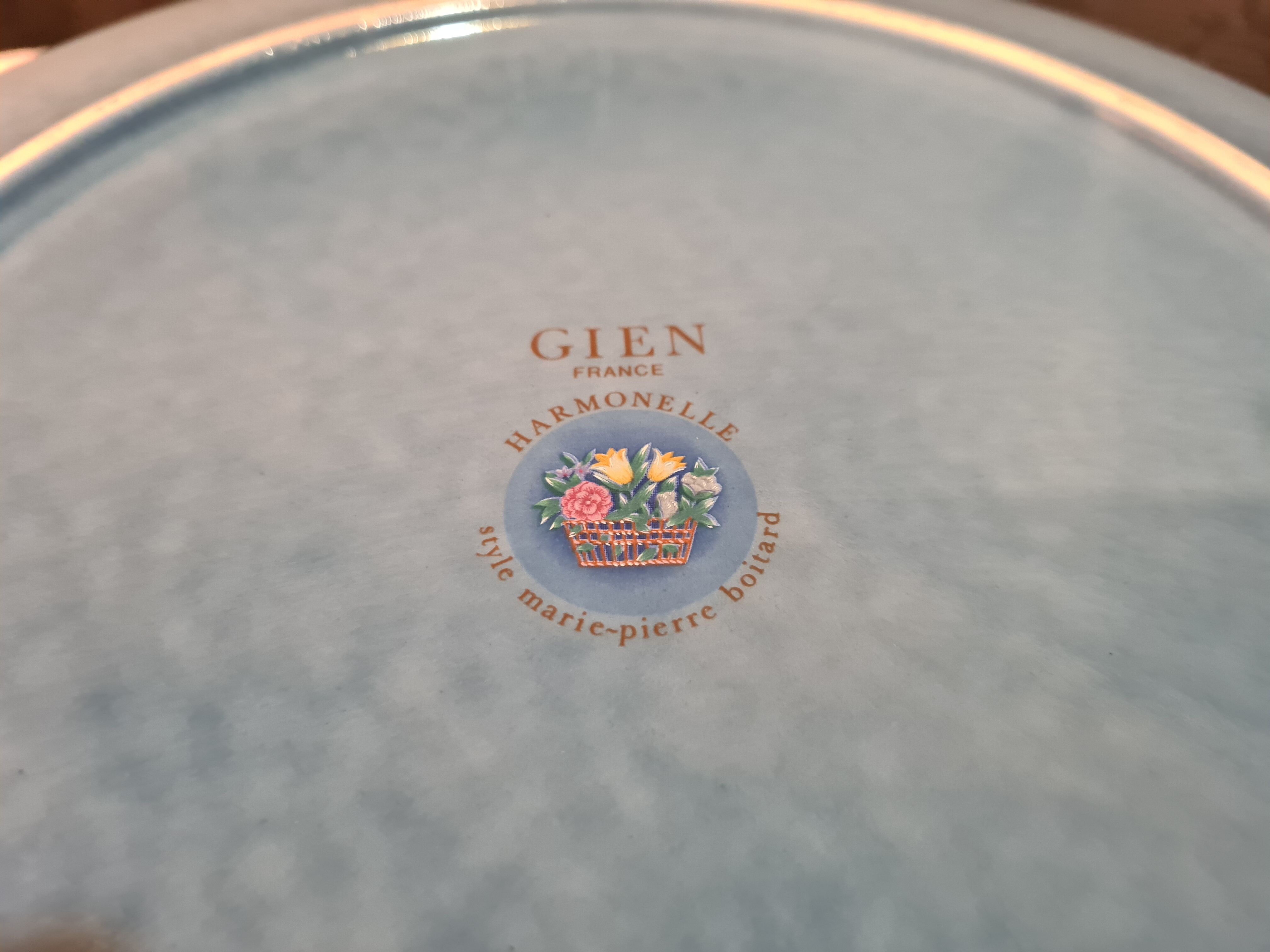 Gien earthenware cake dish