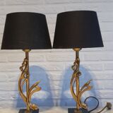 Pair of Deknudt lamps