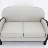 1940s Italian Newly Upholstered Two Seat Sofa