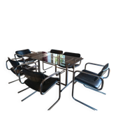 Ensemble table salle à manger et 6 chaises Pieff