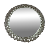 Austrian Illuminated Flower Mirror, 1960s