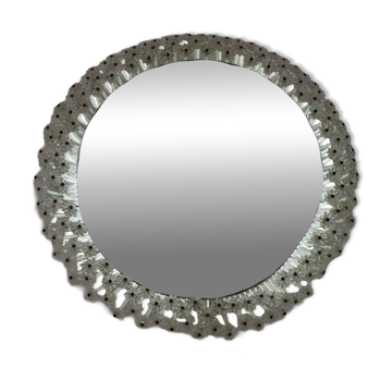 Austrian Illuminated Flower Mirror, 1960s