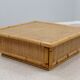 Vintage rattan coffee table dal vera 1960s