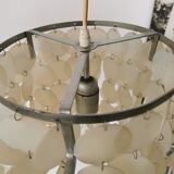 Vintage mother-of-pearl chandelier from the 70s