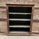 Ancien cabinet vitré en teck birman