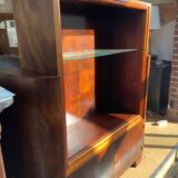 Art Deco sideboard in burl wood