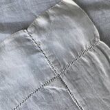 Nappe et 12 serviettes brodées et monogrammées
