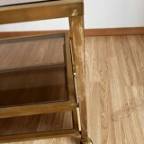 Glass and gold dessert