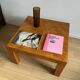 Table basse en loupe de peuplier