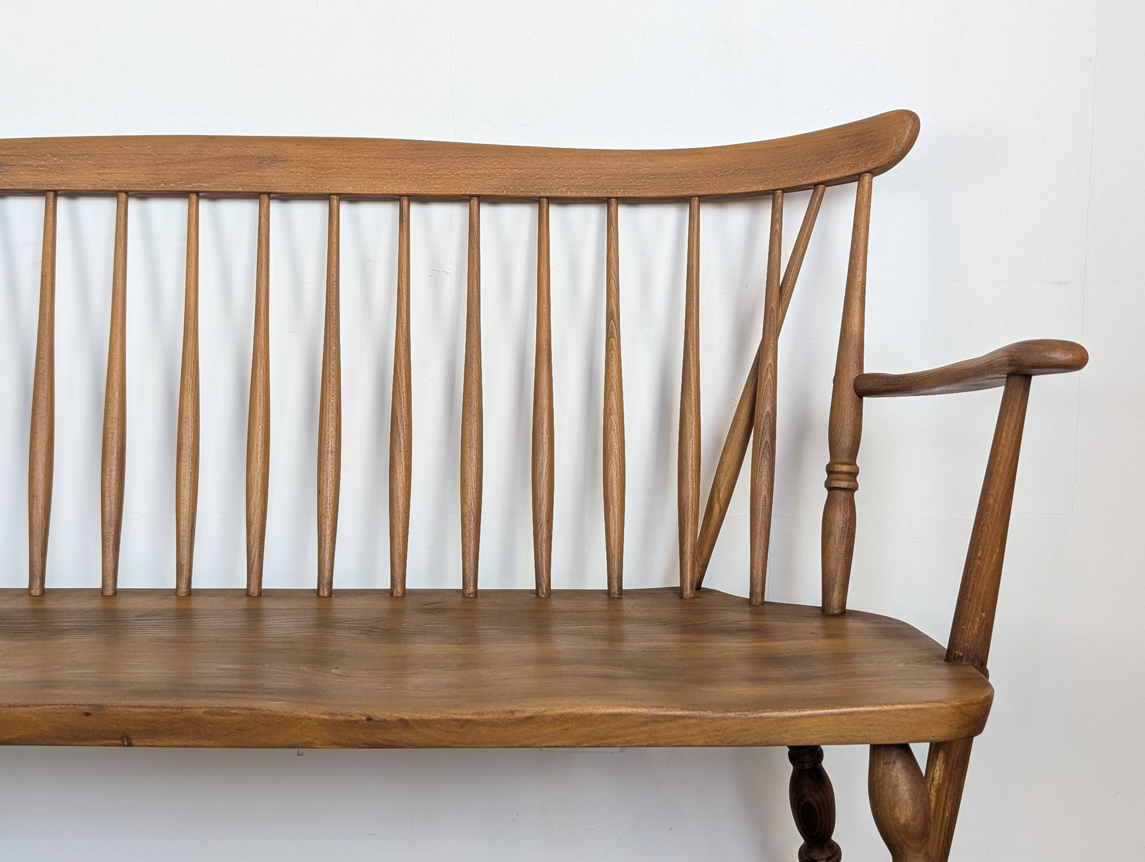 Bench, vintage bench in solid wood