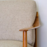 Cherrywood Antimott Lounge Chair by Walter Knoll, 1960s