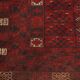 Ancient Asian wool rug, hand-knotted, 82 x 51 in.