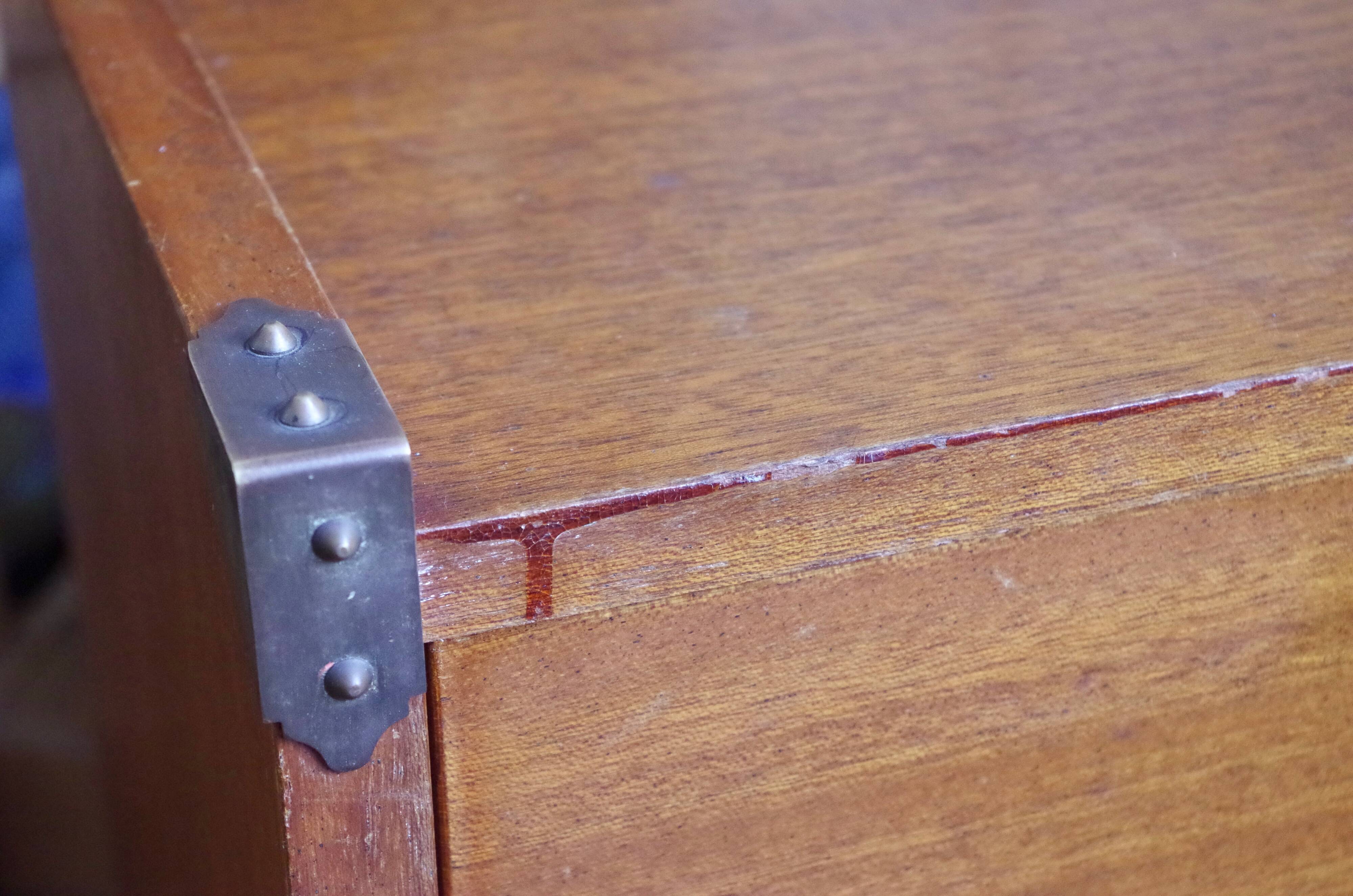 Vintage boat marine bedside table 70's