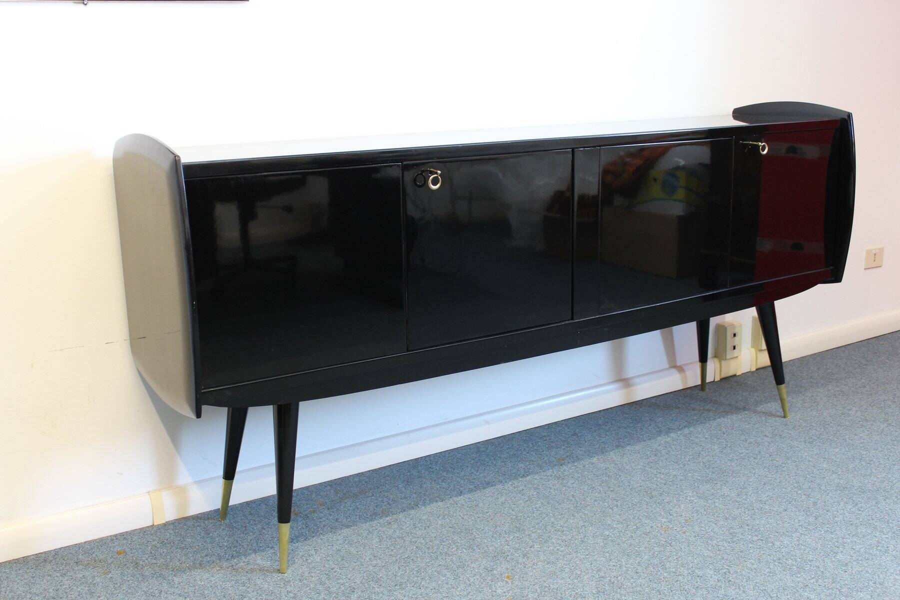 Enfilade Mid-Century Black, Italy