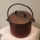 Copper cauldron fireplace pot hides pot deco
