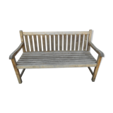 Teak garden bench