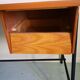 Scandinavian desk, 80s wood and metal