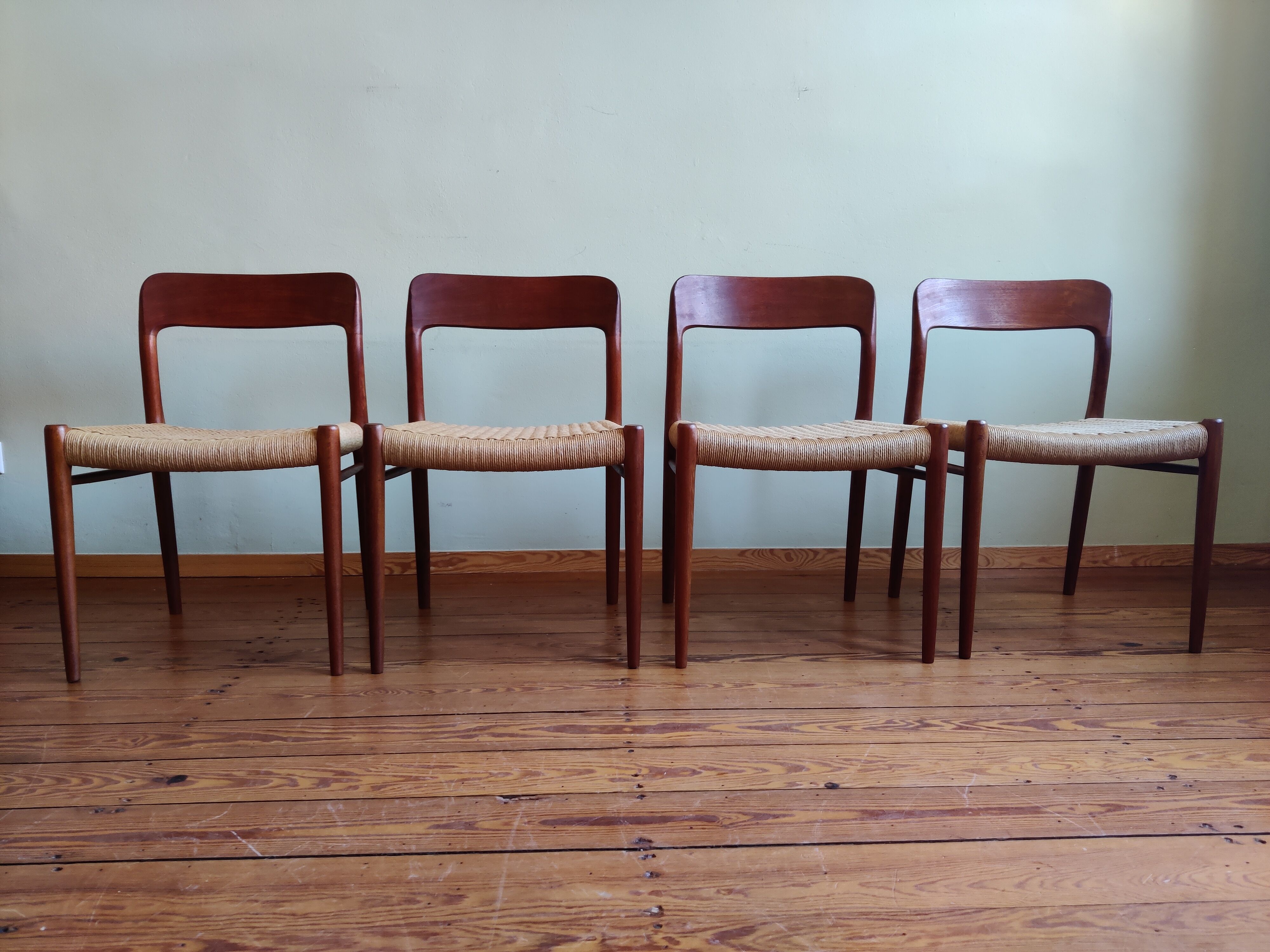 Niels Otto Mølller dining chairs, set of 4