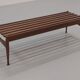 Walnut bench by Gio Ponti made by Fratelli Reguitti 1950