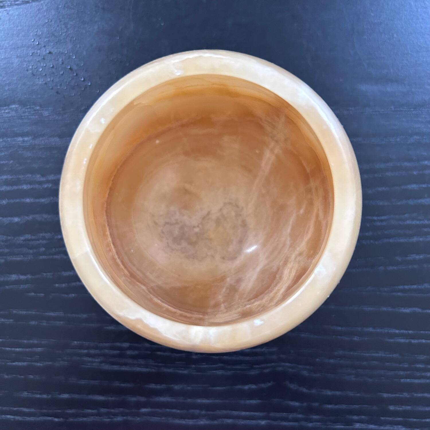 Pair of onyx votives