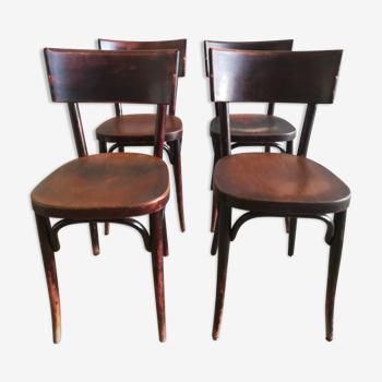 4 chaises bistrot Baumann