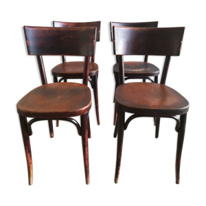 4 chaises bistrot Baumann