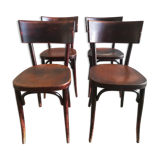 4 chaises bistrot Baumann