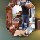 Large antique Venetian mirror