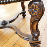 Armchair with high back called Dutch style neo-Louis XIII