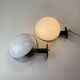 Pair of Murano Exterior Wall Lamps att. To Vistosi, Italy, 1970-80s