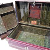 Original Patina Metal Vanity Trunk