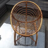 Rattan children chair 60s