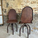 4 chaises industrielles vintage