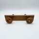 Scandinavian coat rack, light wood – 1960s