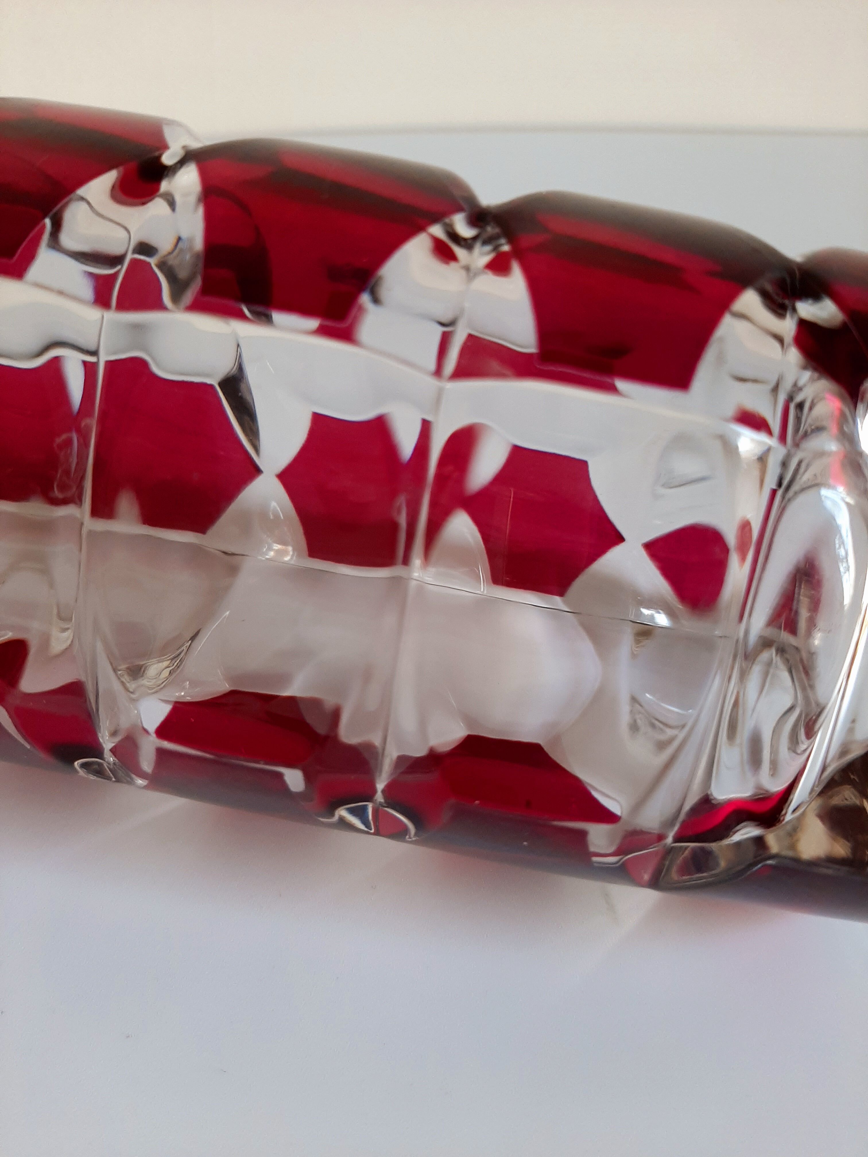 Original colorful vase made in France