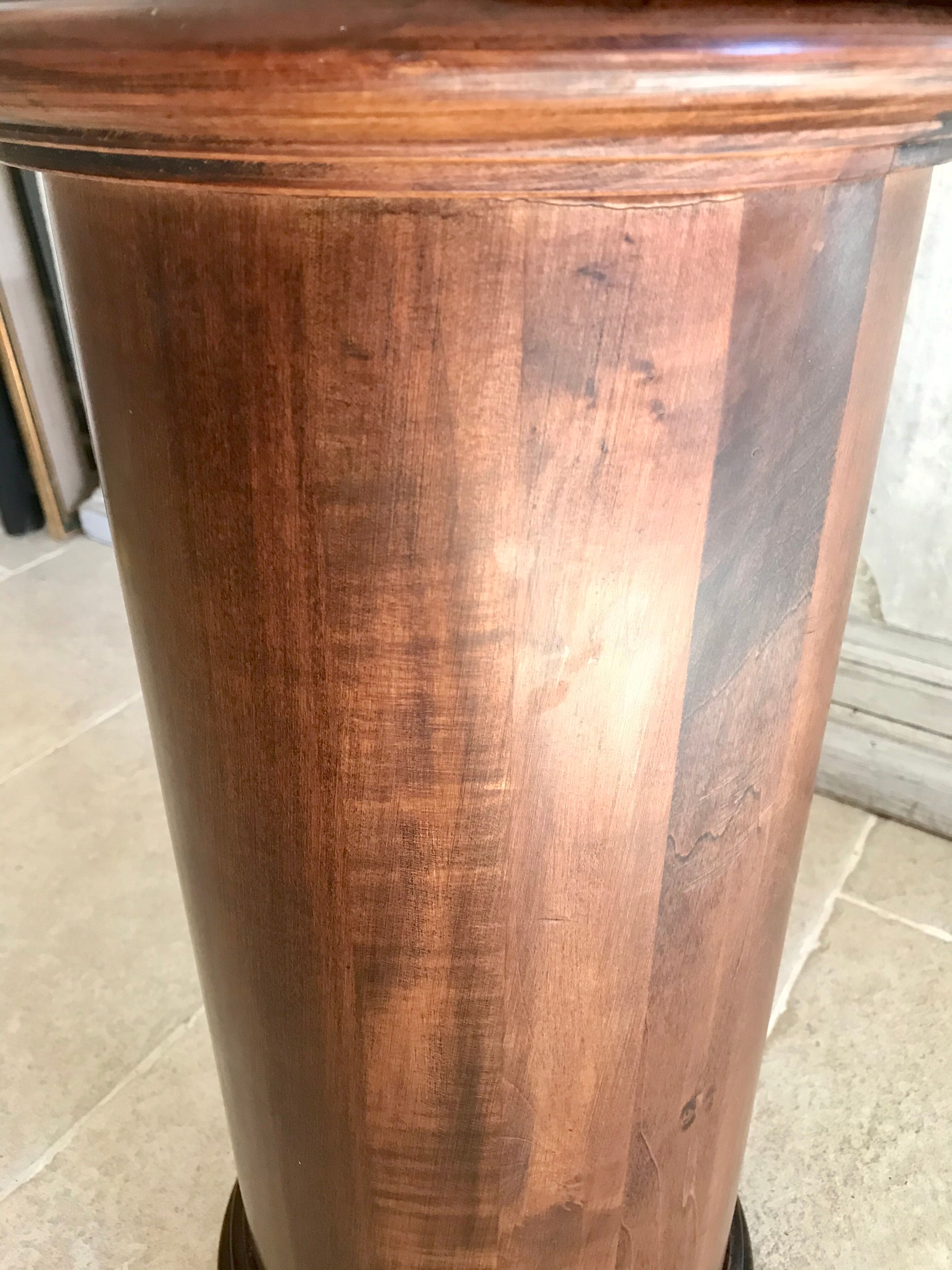 Wooden umbrella holder