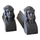 Chenets antique cast iron vintage