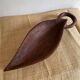Wooden plate sculpted piece