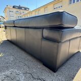 Sofa Roche Bobois black leather